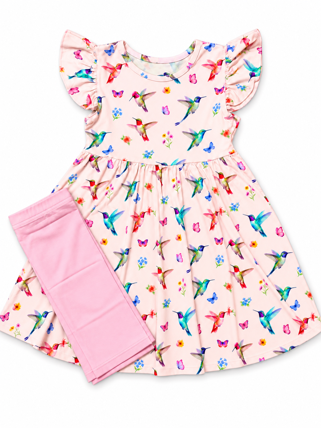 Humming Beauties Dress & Biker Set