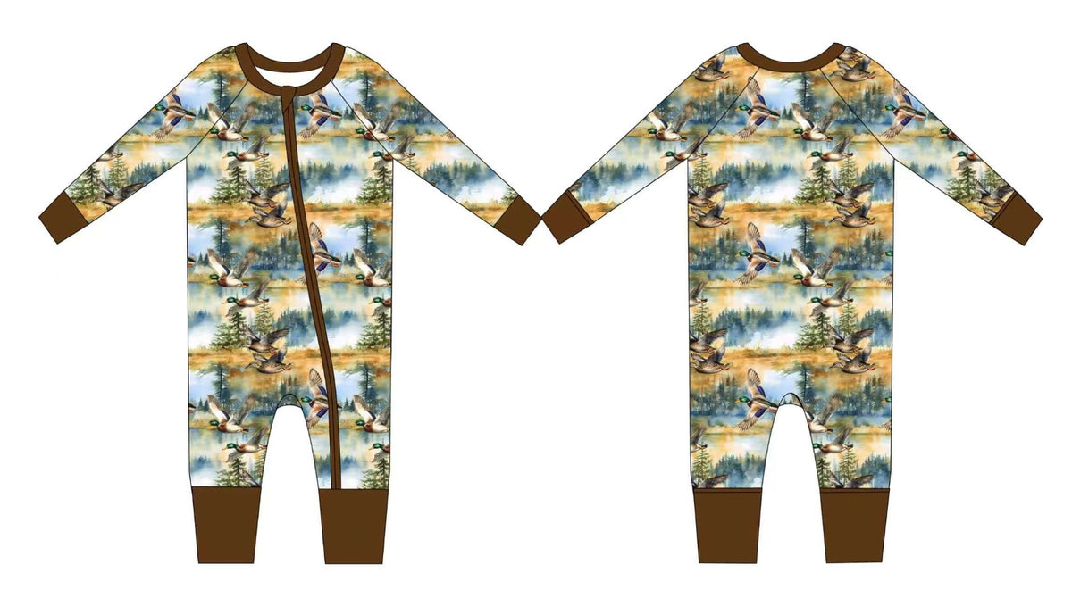 PRESALE Watercolor Mallards Zippy