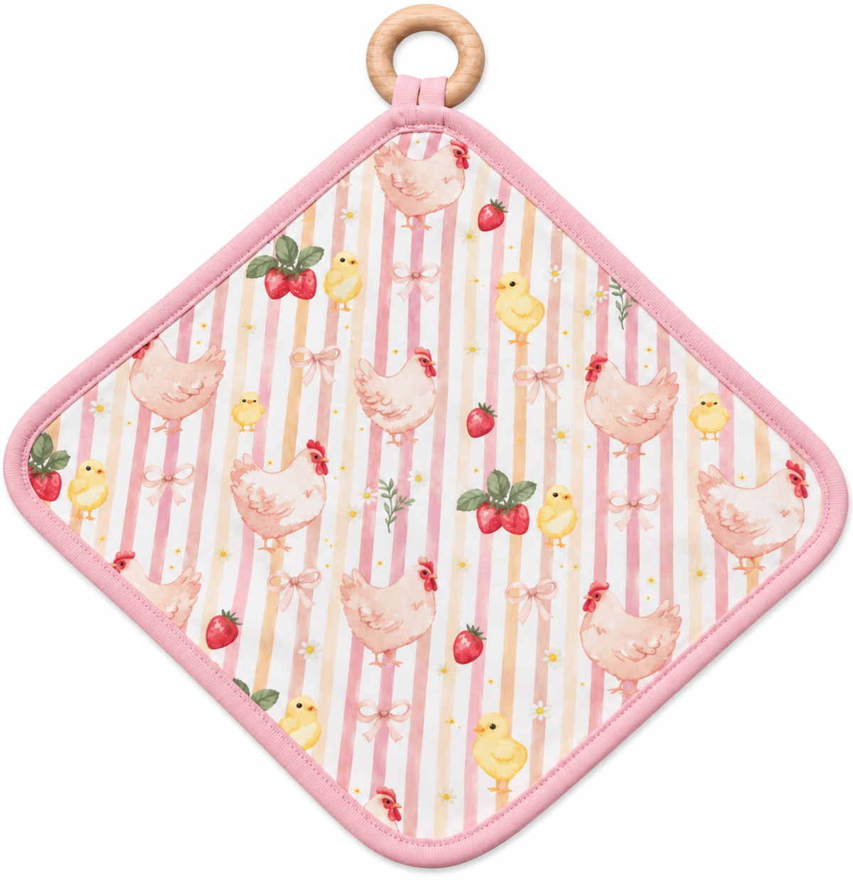 Cluckin Cuties Wodden Ring Lovey