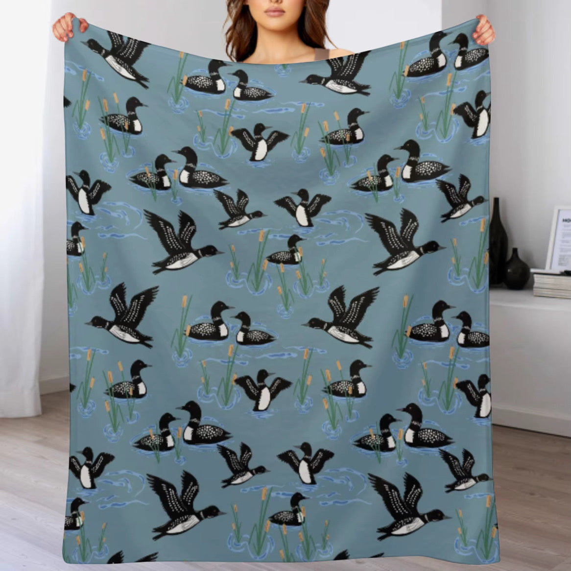 Loon Plush Blanket