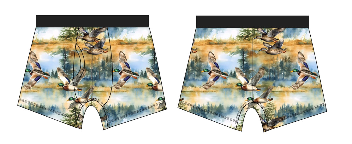 PRESALE Watercolor Mallards Kids Boxers (1 pack)