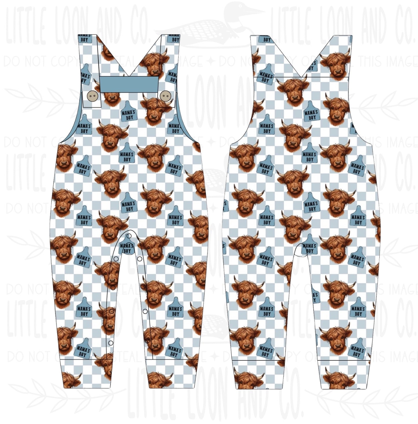 Highland Heartthrob Overalls