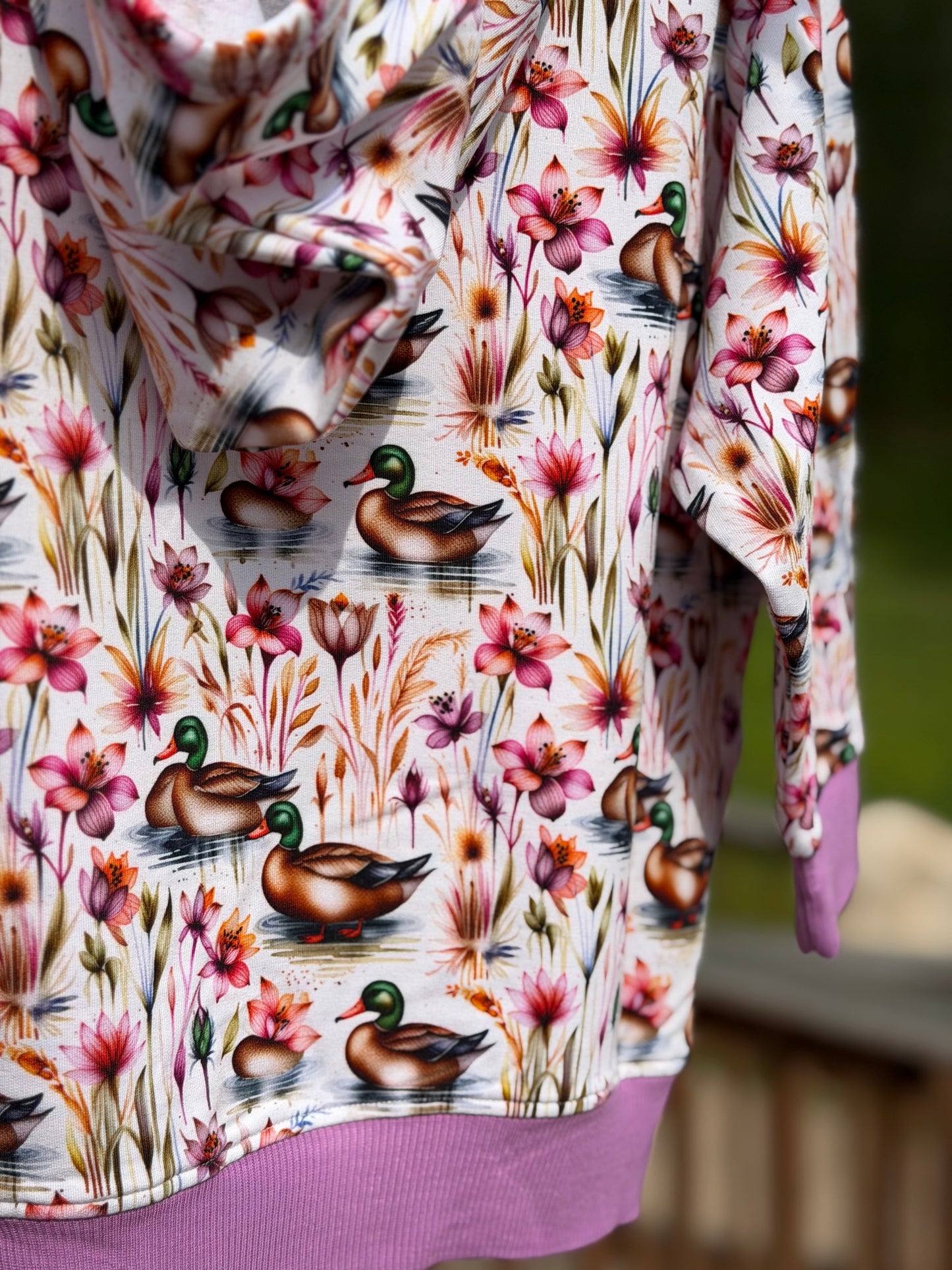 Dainty Ducks French Terry Hoodie