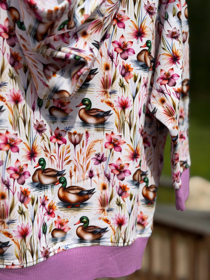 Dainty Ducks French Terry Hoodie