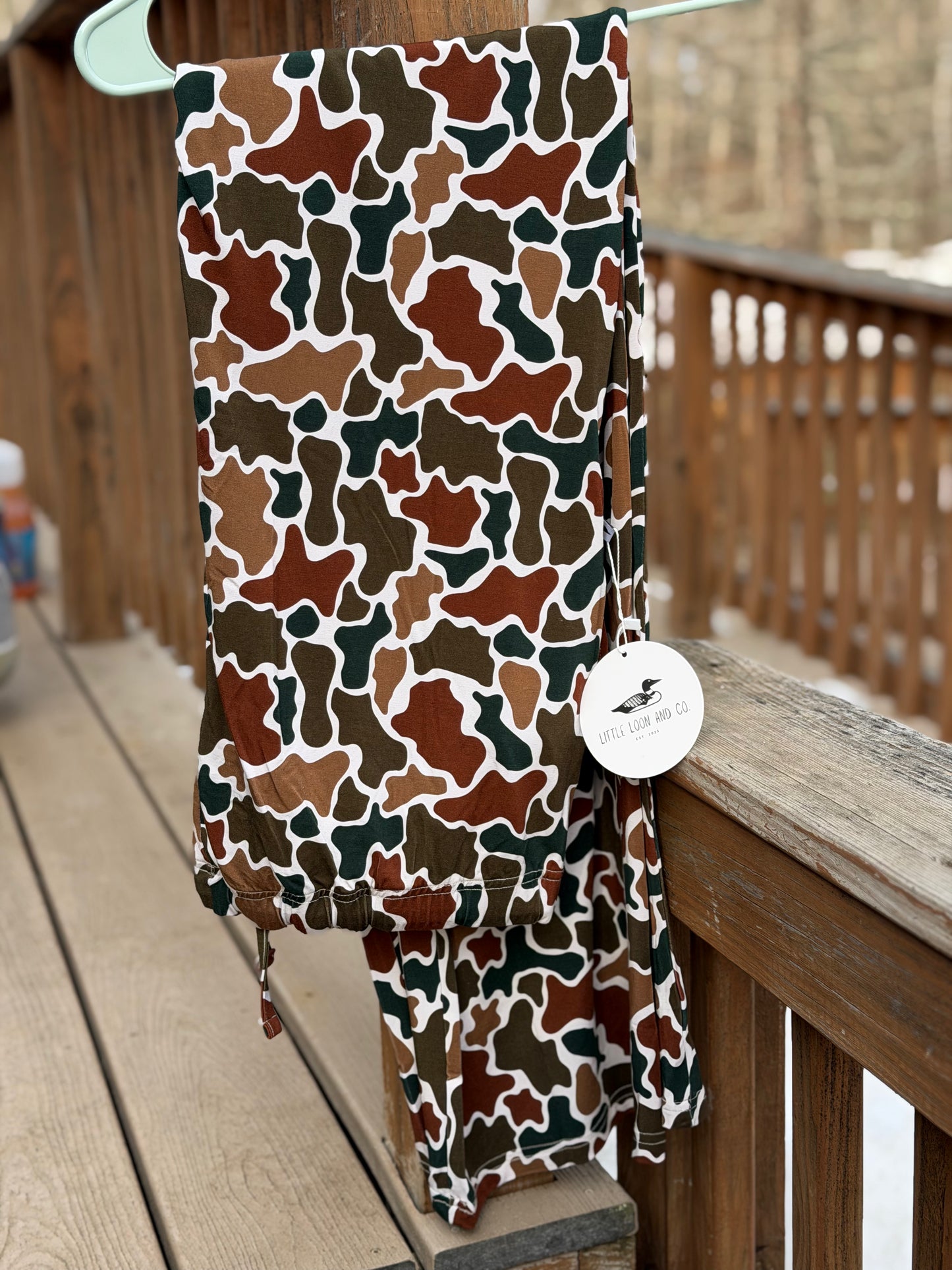 Adult Camo Straight Leg Lounge Pants