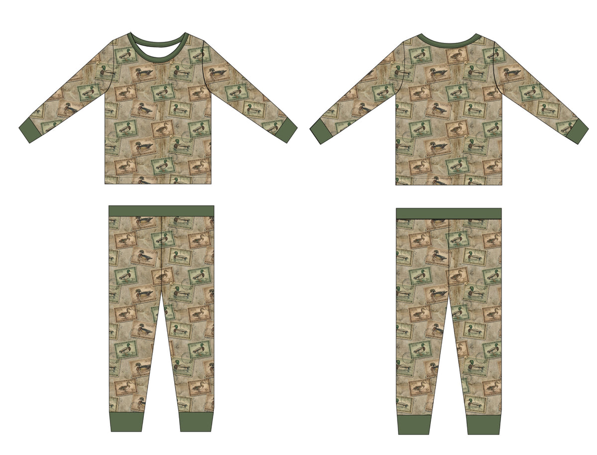 PRESALE Duck Stamp Long Sleeve & Pants Jammies