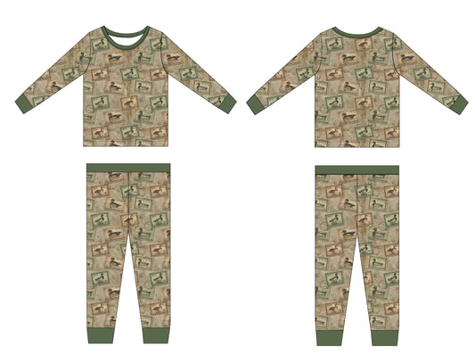 PRESALE Duck Stamp Long Sleeve & Pants Jammies