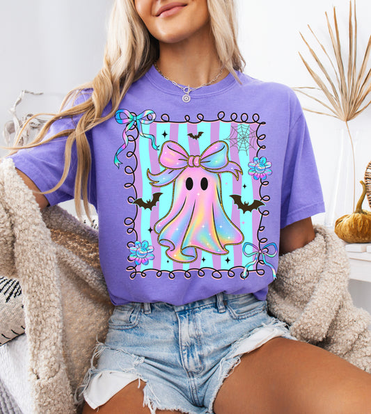 Colorful Ghost Tee