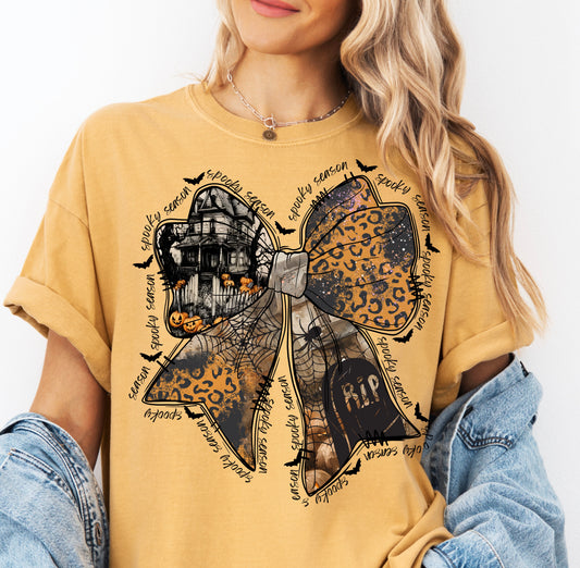 Spooky Season Bow Tee