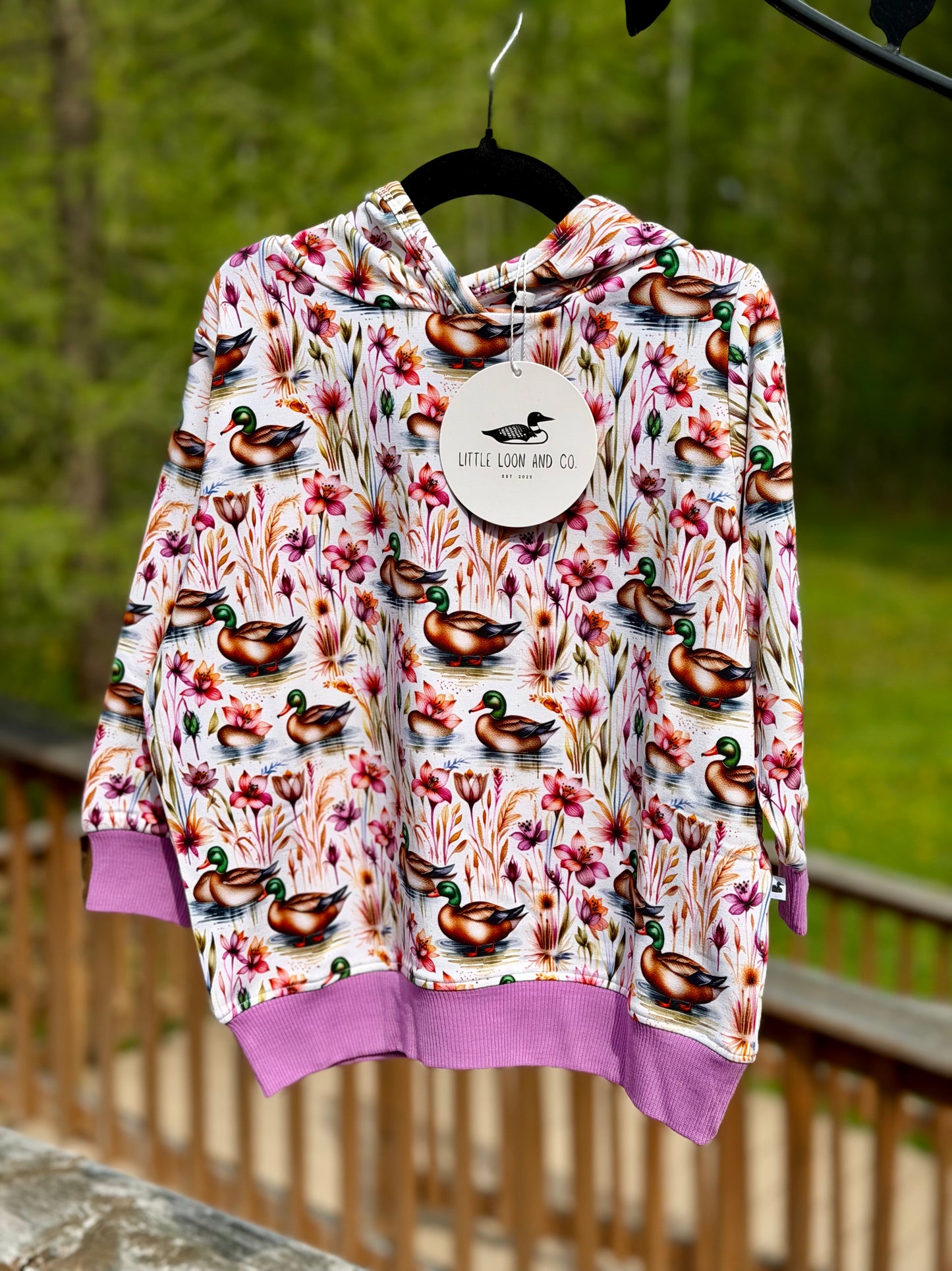 Dainty Ducks French Terry Hoodie