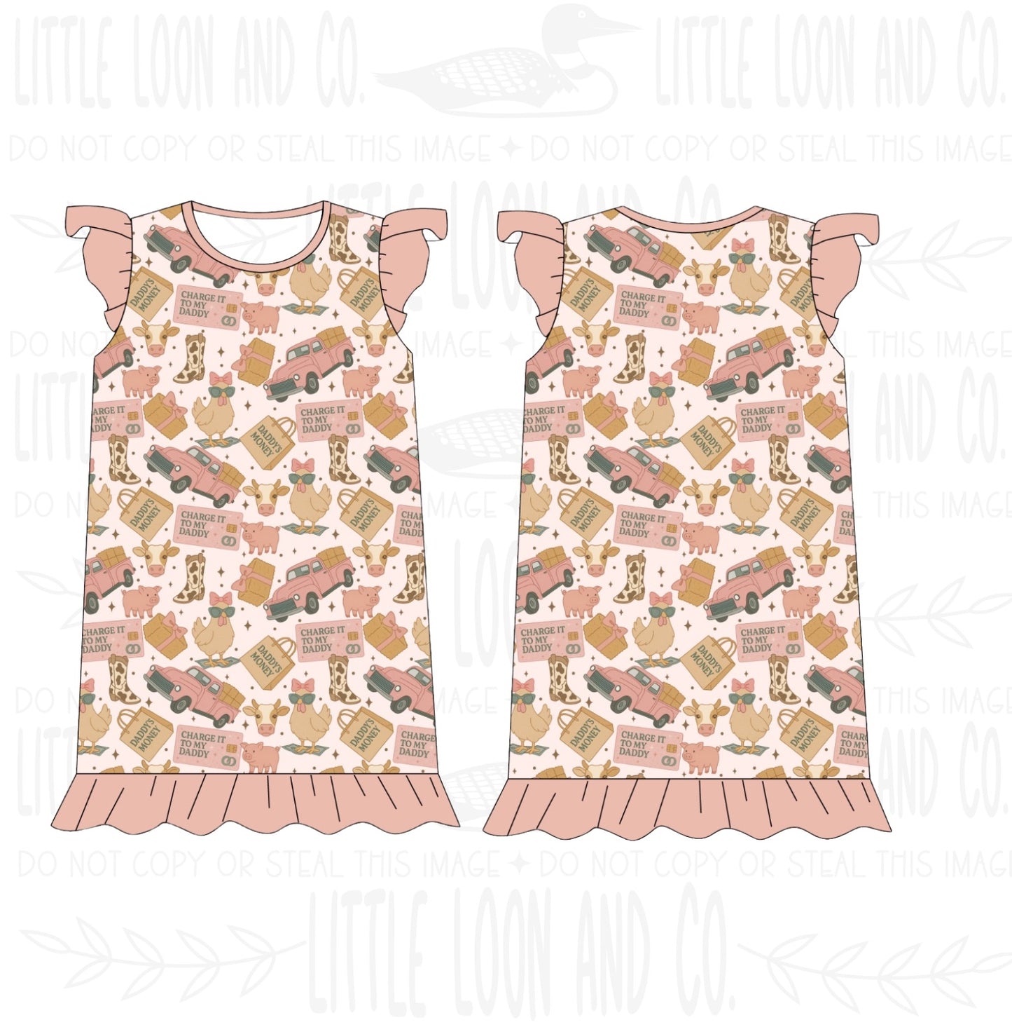 Piggybank Princess Nightgown