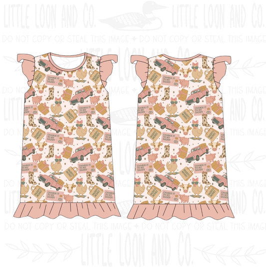 Piggybank Princess Nightgown