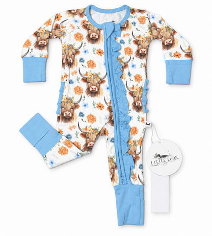 Udderly Cute Ruffle Zippy
