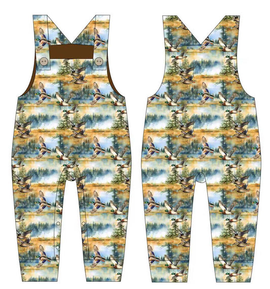 PRESALE Watercolor Mallards Overalls