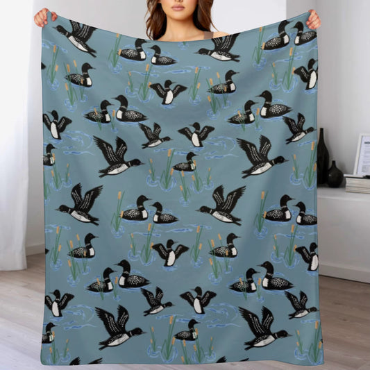 Loon Plush Blanket
