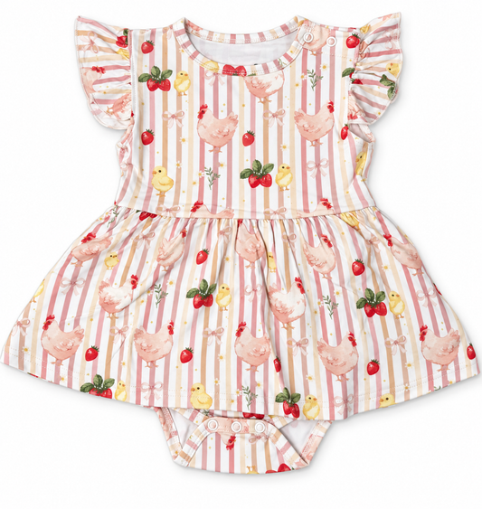 Cluckin Cuties Bodysuit Twirl