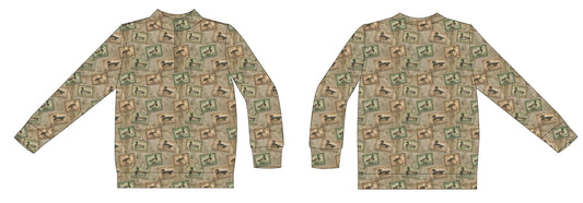 PRESALE Duck Stamp Adult French Terry 1/4 Zip (oversized)