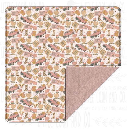 Piggybank Princess Bamboo Plush Blanket