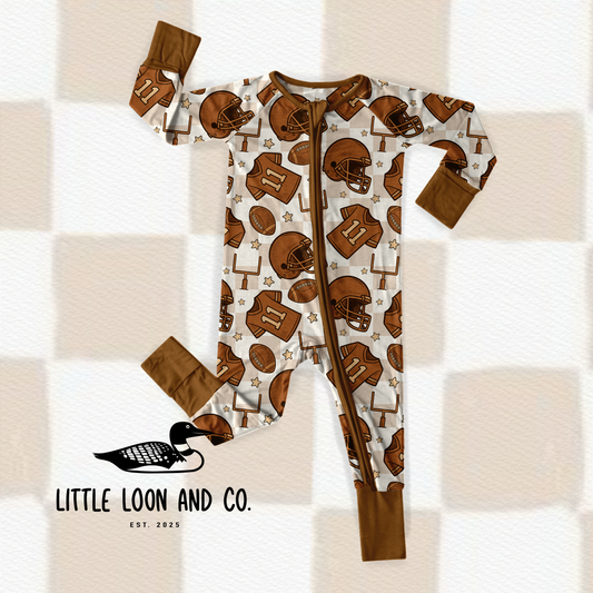 Checkered Football Zippy