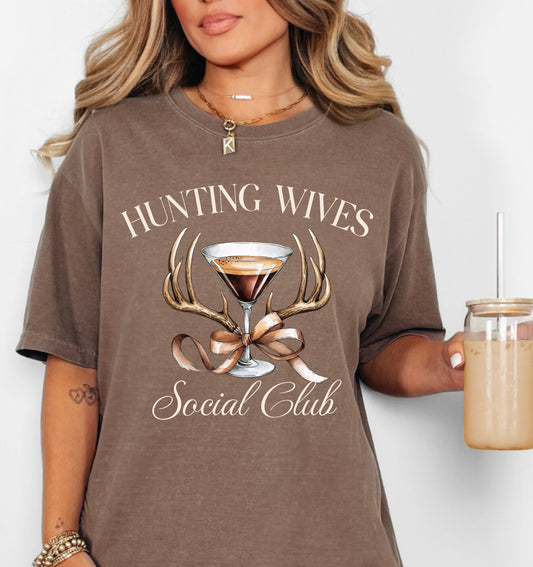 Hunting Wives Social Club Tee