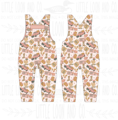 Piggybank Princess Overalls