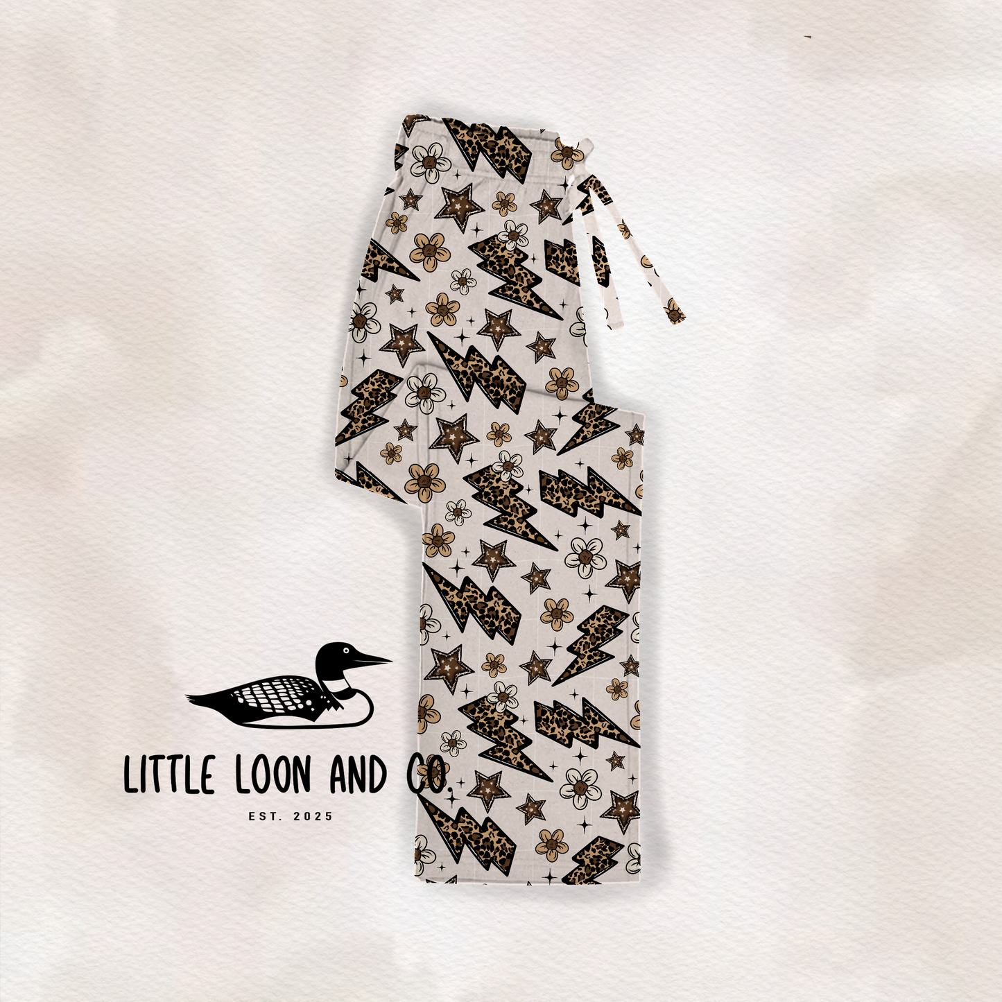 Bolts and Blooms Women's Straight Leg Lounge Pants