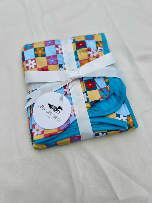 Funky Floral Blanket
